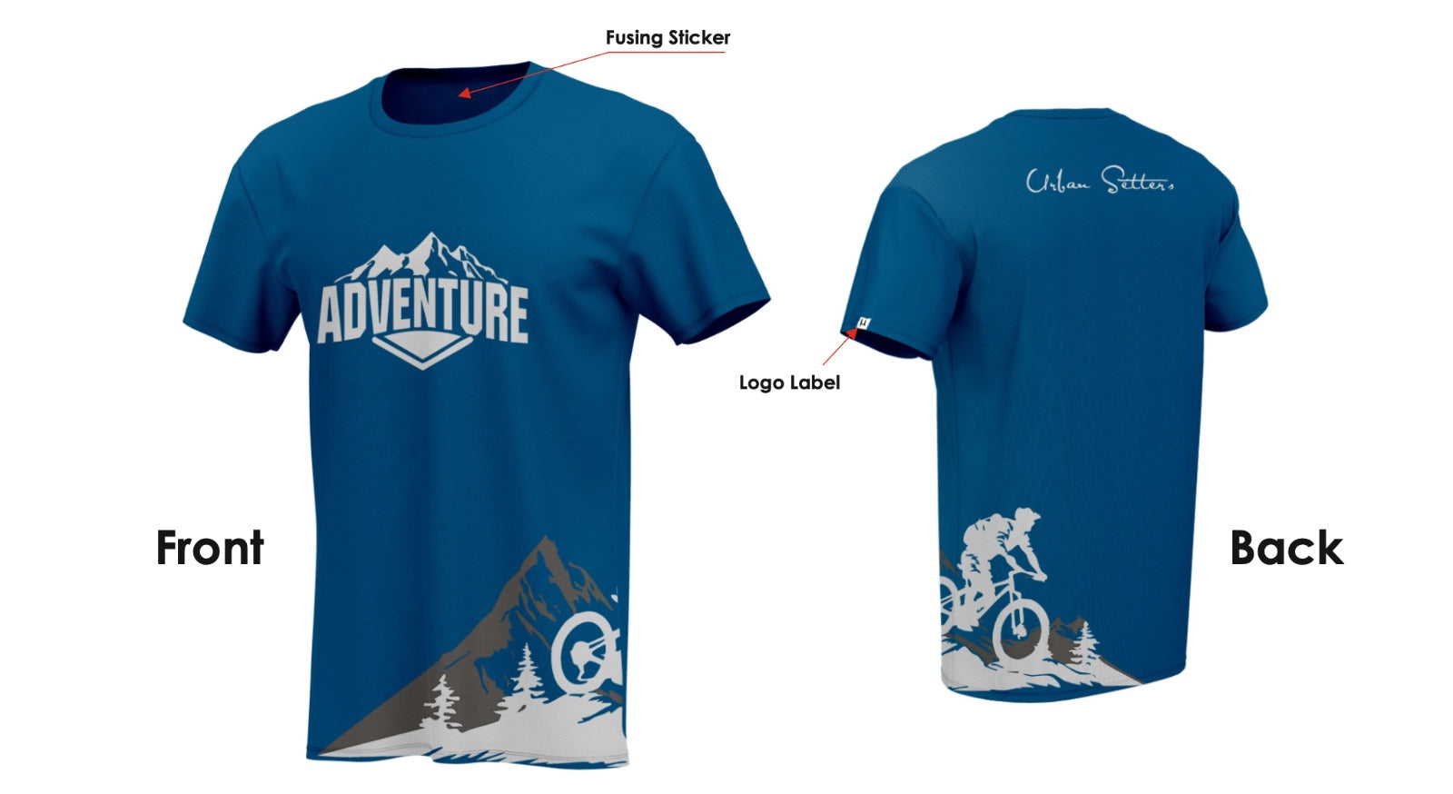 Adventure Mountain Biking Graphic Tee – Ride the Wild Trails in Style!