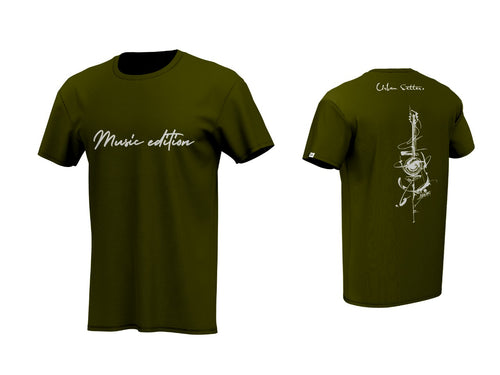 Olive Green Music Edition T-Shirt – Urban Setters Exclusive