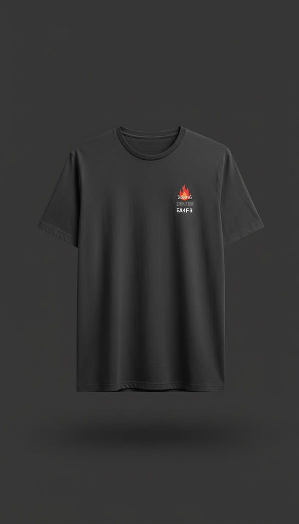 Deep Charcoal Limited Logo Tee