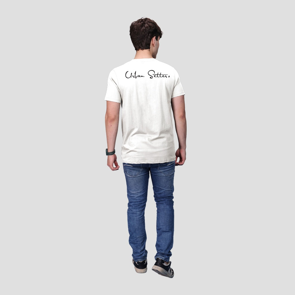 Urban Setters Peace of Mind Graphic Tee | Half White