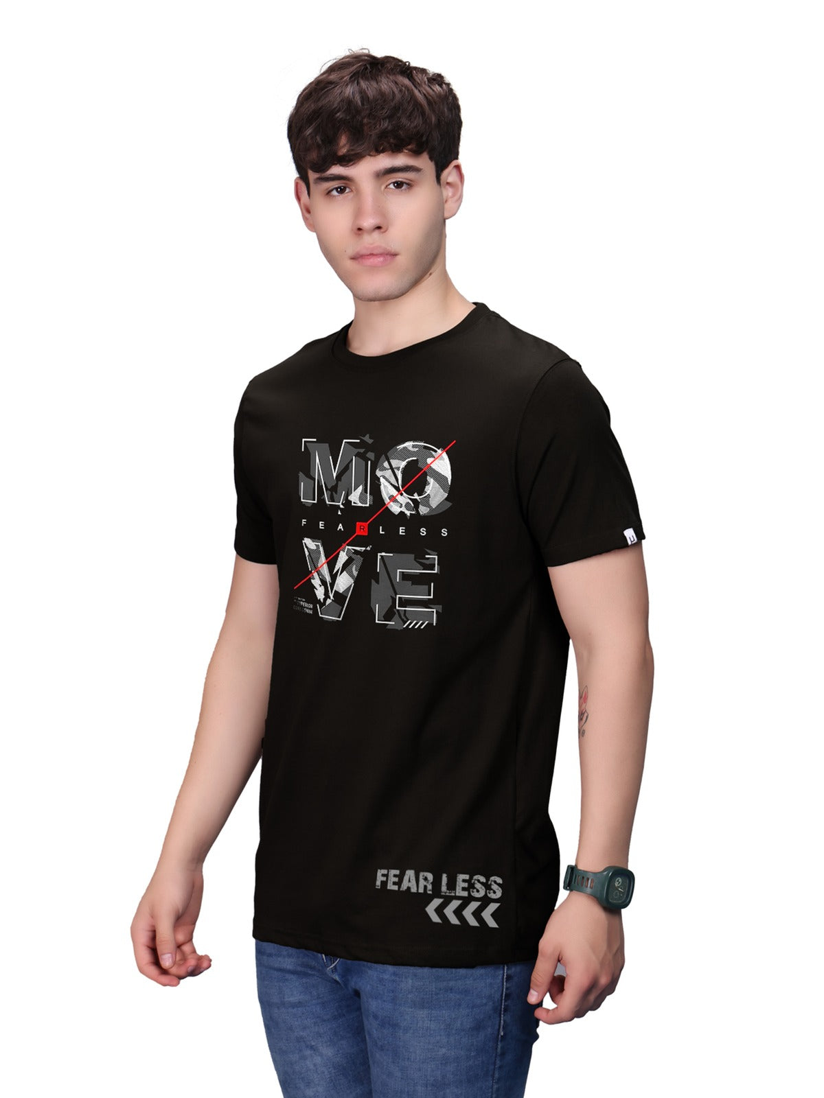 Urban Setters Move Fearless Graphic T-Shirt - side view